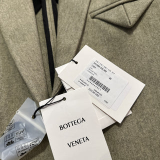 New $3100 Bottega Veneta Men Military Wool Coat Overcoat Chameleon 36 US/46 Eu