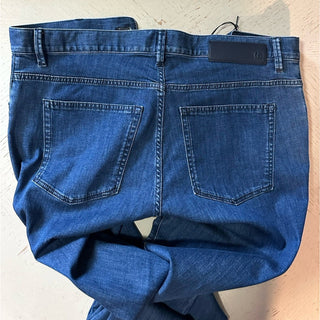 New $695 Giorgio Armani Men’s Pants Jeans DK Blue Size 32 Italy