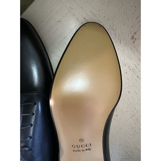NIB Gucci Men’s Leather Oxford Shoes Black 13.5 US/13 UK 719741