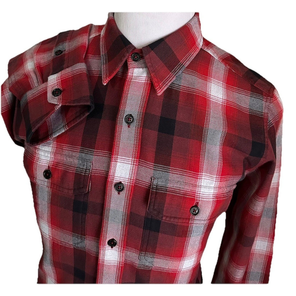 New $750 TOM FORD Men Shirt Red/Black Size 42/16.5 Italy