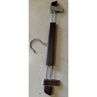 New Ermenegildo Zegna Non-slip Wood Pants Hanger DK Brown