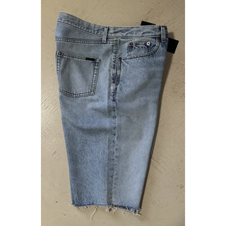 NWT $799 Saint Laurent Men High Rise Jeans Short Pants Blue 36 ( Measured 38 )