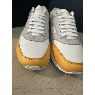 NIB Saint Laurent Leather sneakers White/Gray/Yellow 9.5 US/42.5 Eu 757319