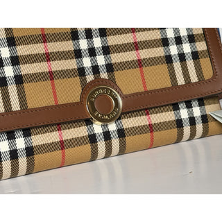 Burberry Millie Check Shoulder Crossbody Bag Antique Brown 8121488 IT NWT $1850