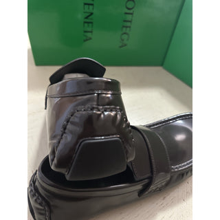 New $1050 Bottega Venetta Men Leather Driver Moccasin Shoes Brown 9 US/42 Eu