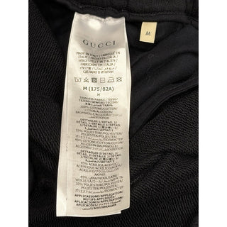 Gucci Men’s Cargo Cotton Jersey Sweatpants Black Size M Italy 752189 NWT $1650