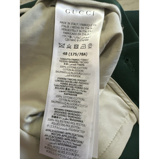 NWT $1100 Gucci Men Drawstring Short Pants Green Size 32 US/48 Eu Italy