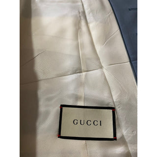 New $1500 Gucci Men Wool/Viscose Vest Gilet Blue 40 US ( 50 Eu ) Italy