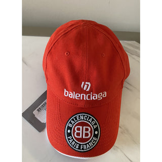 NWT Balenciaga Mens Truker Hat Red Size L Italy