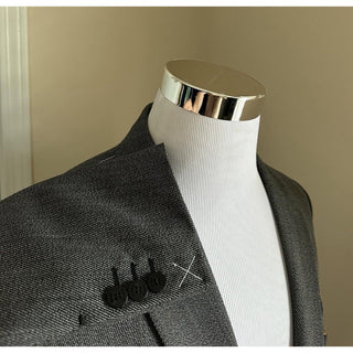 Versace Wool Gray Sport Coat Jacket Size 50 US (60 Euro) Italy 1018841 NWT $2620