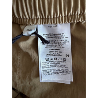 Bottega Veneta Nylon Pants Sesame Size 40 US (56 Euro) 679432 Italy NWT $1000