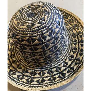 NWT Saint Laurent Maui Hat Beige/Black Size 59 ( XL ) Italy