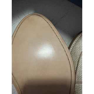 NIB $850 Thom Browne Men Textured Penny Loafers Shoes Natural 9 US/42 EU Italy