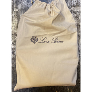 New $3100 Loro Piana Women Canvas/Leather Small Tote Bag Multicolor Italy