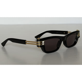 Bottega Veneta Unisex Bolt Squared Sunglasses Black BV1308S Made in Japan NIB