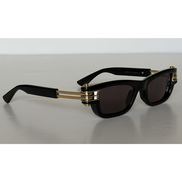 Bottega Veneta Unisex Bolt Squared Sunglasses Black BV1308S Made in Japan NIB