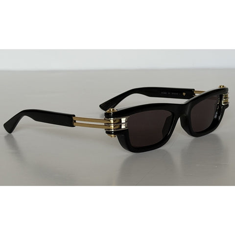 Bottega Veneta Unisex Bolt Squared Sunglasses Black BV1308S Made in Japan NIB