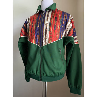 NWT $2980 Gucci Men's Track Jacket Green/Multicolor Size M Italy