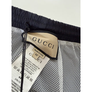 Gucci Men's Boxer Blue Nylon Swim Shorts 28 US (44 Euro) Italy 577800