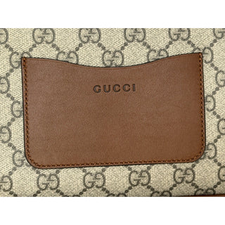 Gucci GG Emblem Small Camera Bag Beige Brown Crossbody 821216 FAED3 NWT