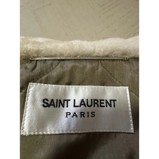New $3390 Saint Laurent PARKA CAPUCHE CAMOUFLAGE MILI. Jacket Coat 42 US/52 Eu