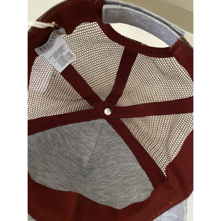 NWT Brunello Cucinelli Boys Baseball Hat Cap LT Gray/Brown Size 6 Italy