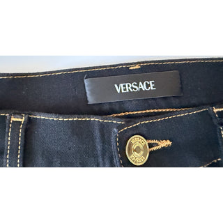 Versace Men’s Black Stretch Denim Jeans Size 36 US 1011841 NWT $950