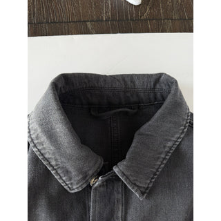 Versace Medusa Men’s Denim Stone Gray Jacket 40 US (50 Euro) 1014413 NWT $1750