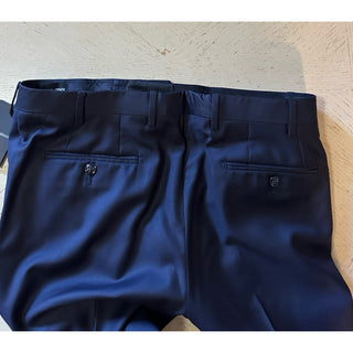 Giorgio Armani Men Wool Dress Pants Navy 36 US/52 Eu New $795