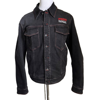 NWT $1980 Fendi Men’s Denim Jacket Black 42 US/52 Ita FW0428