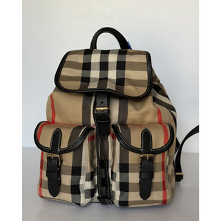 Burberry Medium Enfield Check Archive Beige IP Check Backpack 8109273 NWT $1595