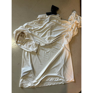NWT Giorgio Armani Mens Polo Shirt Ivory Cream 38 US/48 Eu ( S ) Italy