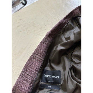 Giorgio Armani Men Sport Coat Jacket Blazer Burgundy 46R US/56R Eu NWT $2895