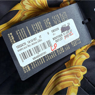 Versace Medusa Cameo Silk Shorts Black Gold Men IT 38 US 54 Eu 1002476 NWT $1295