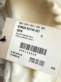 Neu mit Etikett: 3.000 $ Bottega Veneta Mittelgroße Hobo-Umhängetasche aus Leder Teak-Gold 610524 Italien