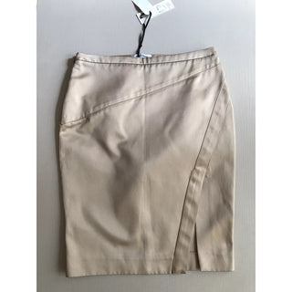 New $1245 Versace Collection Women’s Skirt Beige Size 4 US ( 40 Ita ) Italy