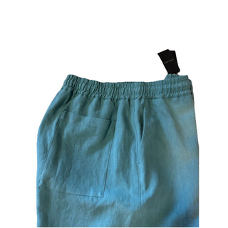 Giorgio Armani Men Linen Drawstring Bermuda Short Pants Green 40/56 NWT $875