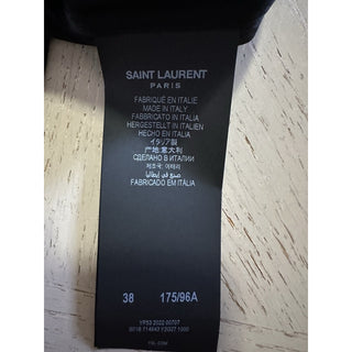 NWT $1550 Saint Laurent Men OVERSIZE SHIRT Black Size 38/15 ( Regular Size XL )
