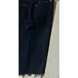 NWT $790 Saint Laurent Men High Rise Jeans Short Pants Black 34 (Measured 36 )