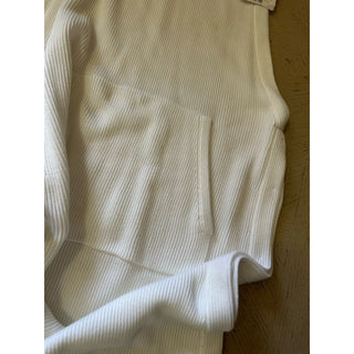 Brunello Cucinelli Rib Knit Cotton Midi Dress Size L New $3695