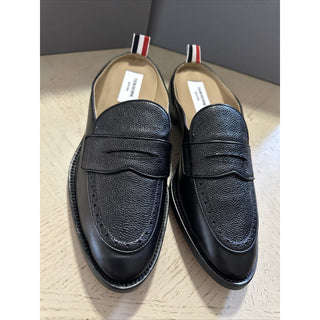 Thom Browne Men Leather Penny Loafers Sandal Shoes Black 12 US / 45 EU Italy New