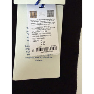 Burberry Lea 100% Wool Black Sweater Medium 8091166 NWT $915