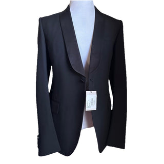 NWT $3500 Gucci Men’s Tuxedo Suit Black Size 46R US/56R Eu Italy