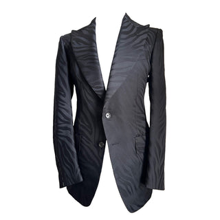 NWT $8720 TOM FORD Men Atticus Sport Coat Jacket Blazer Black/Gray 40R US/50R Eu