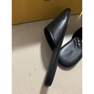 NIB Fendi Mens Leather Sandal Shoes Black 8 US/7 UK Italy