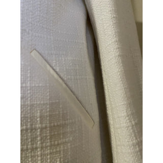 New $5395 Loro Piana Women Cashmere/Leather Long Jacket Coat White 44/10 Italy