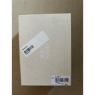 NIB Armani Junior Boys Shoes Color Black Size 34 Eu