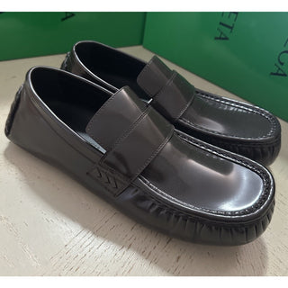 New $1050 Bottega Venetta Men Leather Driver Moccasin Shoes Brown 9 US/42 Eu