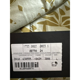 NWT $890 Saint Laurent Men Hawaii Shirt light beige/cream Size L