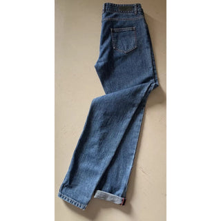 New $550 Bally Women's Jeans Pants Blue 8 US ( 40 Eu ) Italy